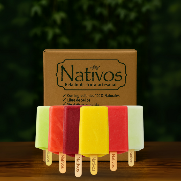 Caja 60 Helados Nativos Surtidos - Imagen 1
