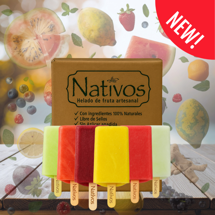 NUEVA Caja 30 Helados Nativos Surtido - Imagen 1